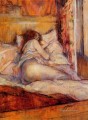 the bed 1898 Toulouse Lautrec Henri de